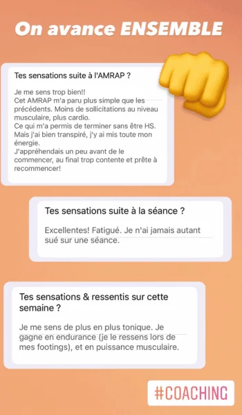 Témoignage de progression physique et mentale suite à un accompagnement sportif à distance